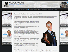 Tablet Screenshot of clockhousecars.com